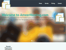 Tablet Screenshot of ameerhosting.com